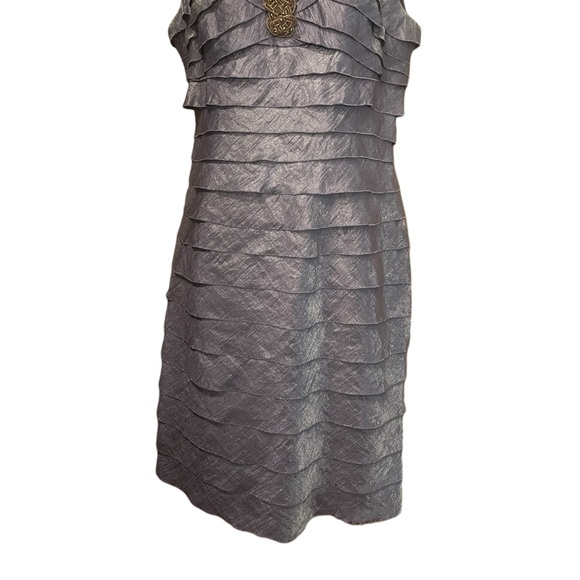 London Time lavender evening dres - Picture 2 of 5